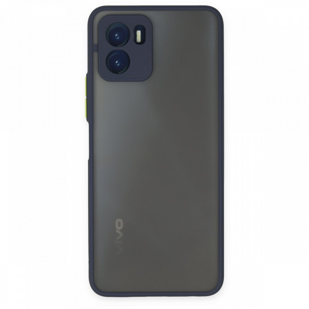  Vivo Y15S Kılıf Montreal Silikon Kapak - Lacivert