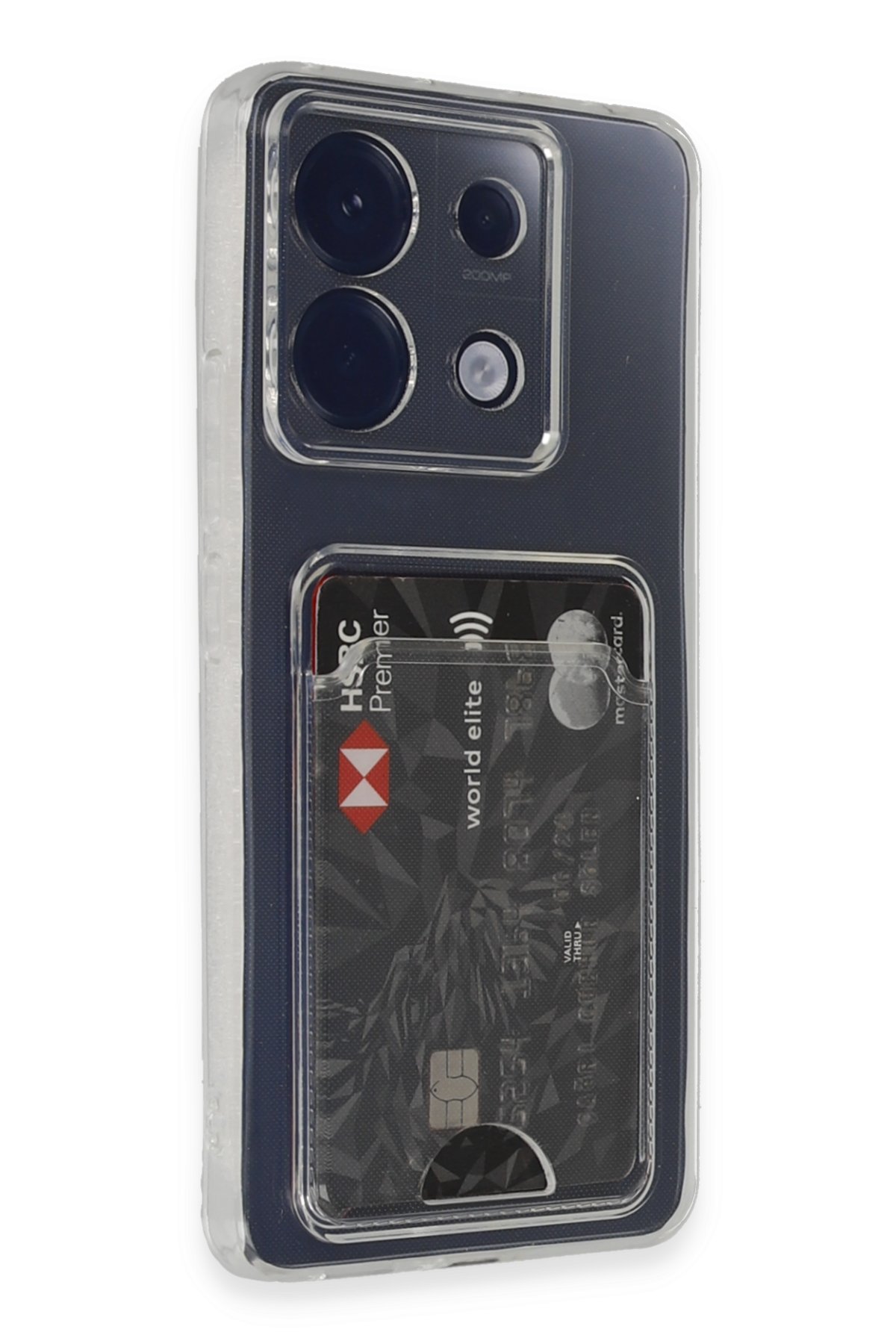 Redmi Note 13 Pro 5G Kılıf Kart Şeffaf Silikon - Şeffaf Redmi Note 13 Pro 5G Kılıf Kart Şeffaf Silikon - Şeffaf