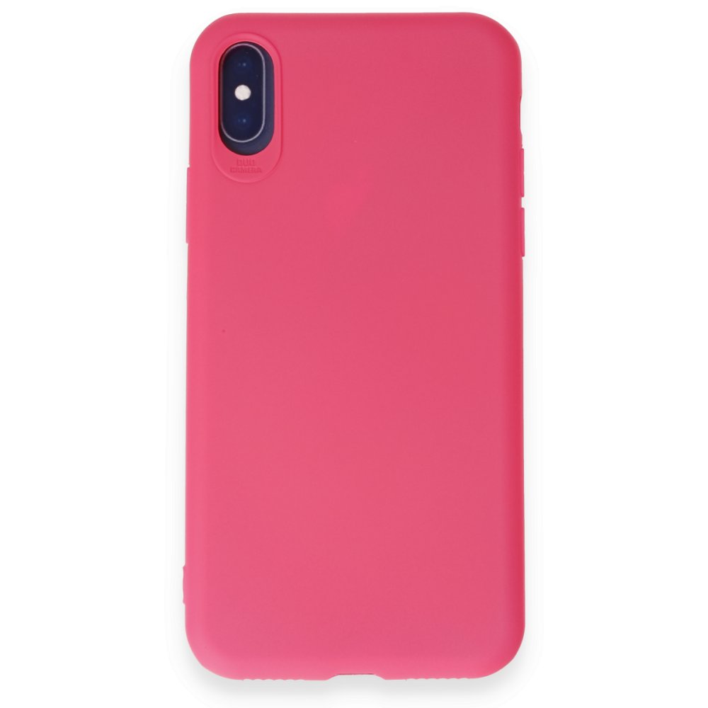 iPhone X Kılıf First Silikon - Pembe  iPhone X Kılıf First Silikon - Pembe