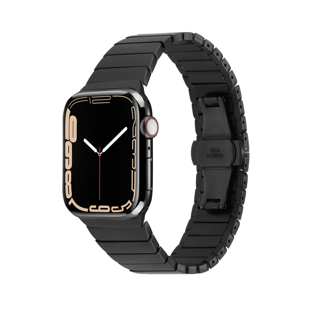  Apple Watch 42mm KR400 Metal Kordon - Siyah