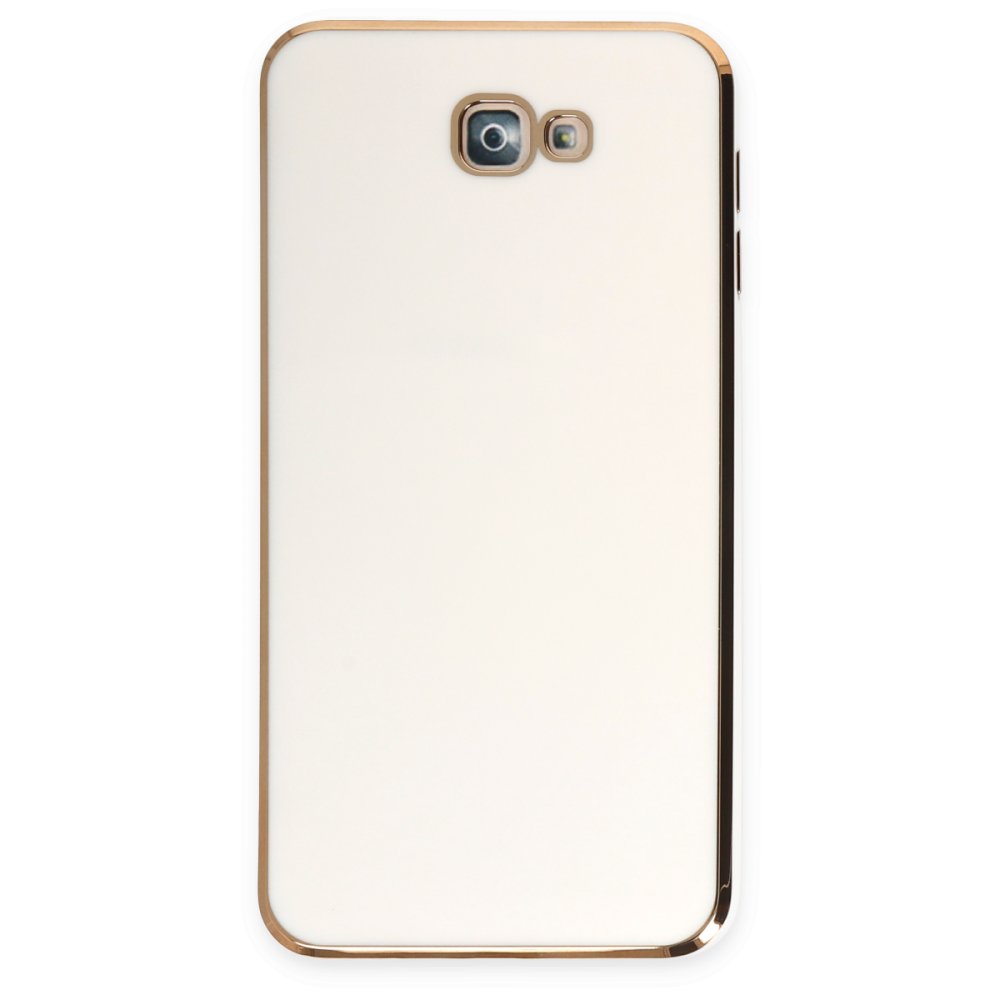 Samsung Galaxy J7 Prime Kılıf Volet Silikon - Beyaz Samsung Galaxy J7 Prime Kılıf Volet Silikon - Beyaz