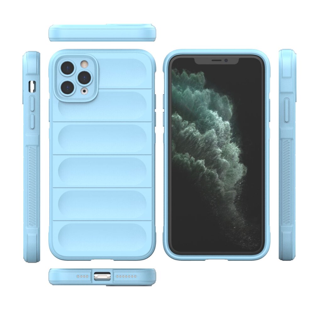  iPhone 11 Pro Max Kılıf Optimum Silikon - Sky Blue
