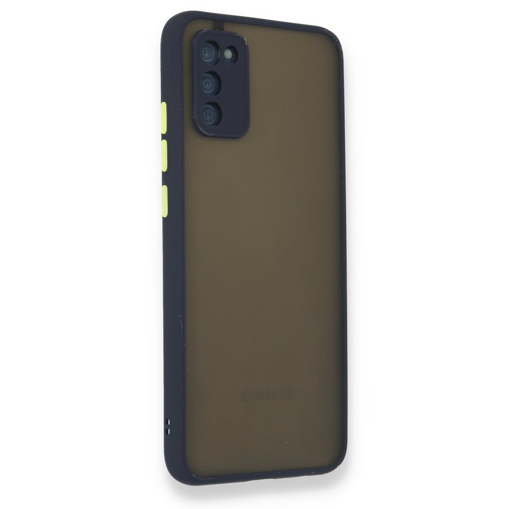  Samsung Galaxy A03S Kılıf Montreal Silikon Kapak - Lacivert