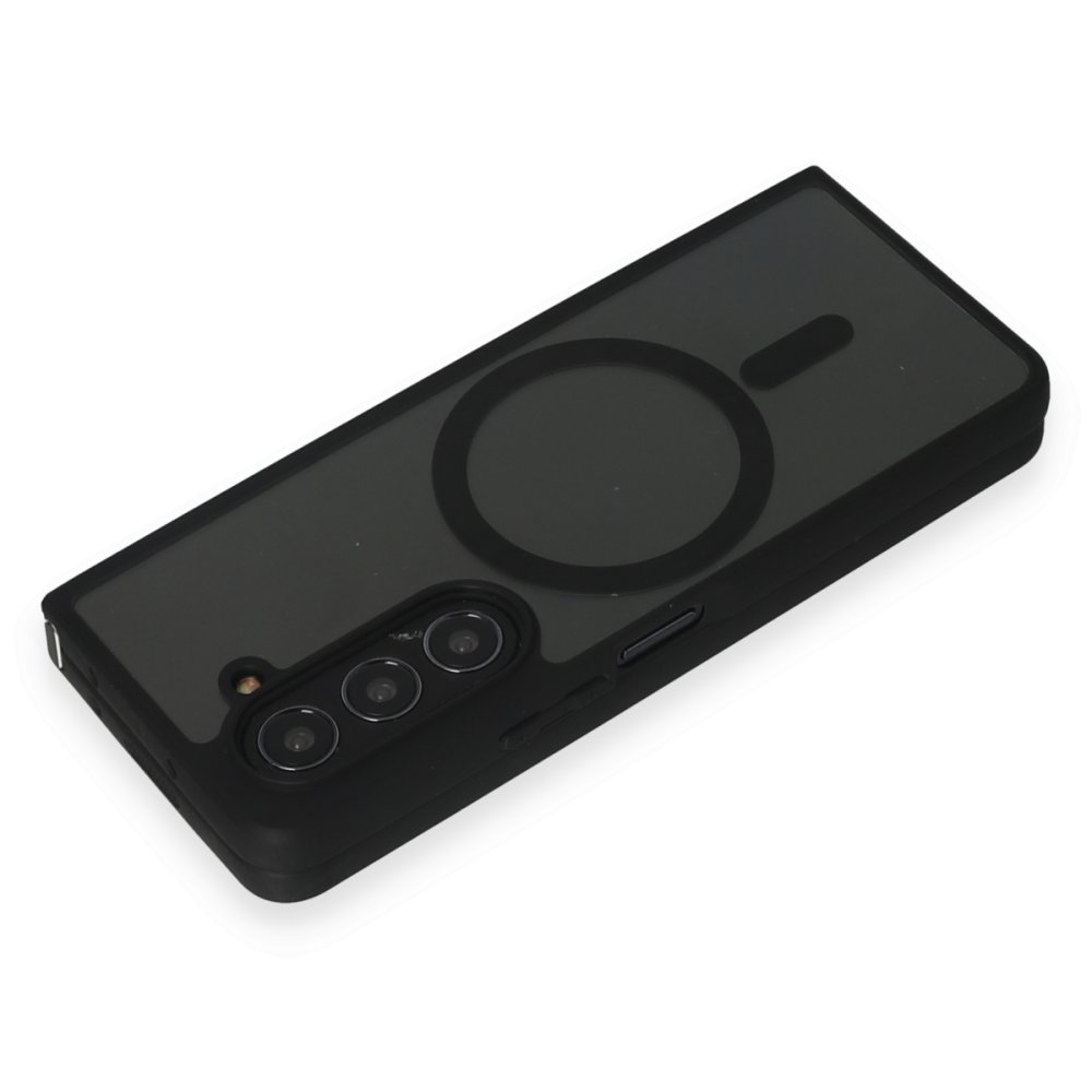  Samsung Galaxy Z Fold 5 Kılıf Blur Fold Magsafe Kapak - Siyah
