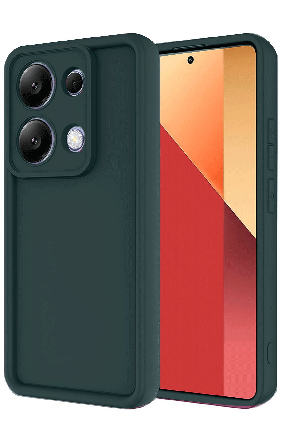 Redmi Note 13 Pro 4G Kılıf Viera Silikon - Koyu Yeşil