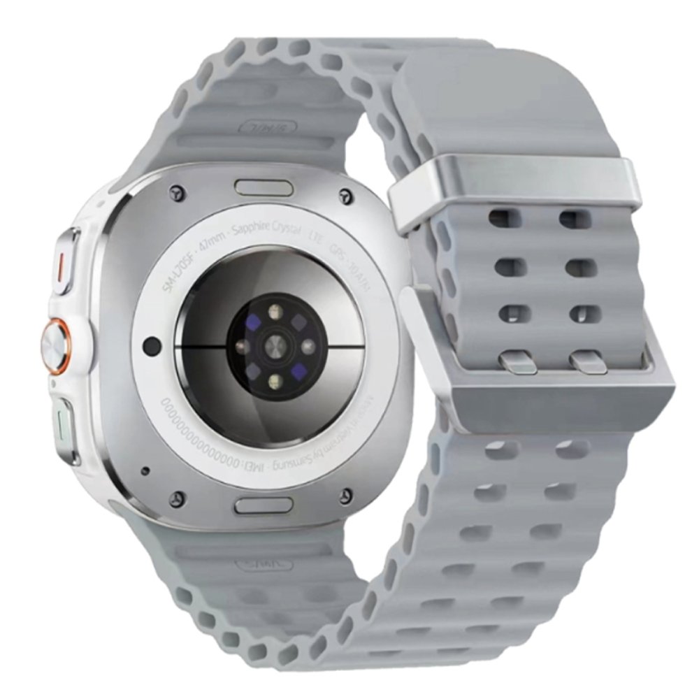 Watch 7 Ultra KR417 Rug Silikon Kordon - Gri