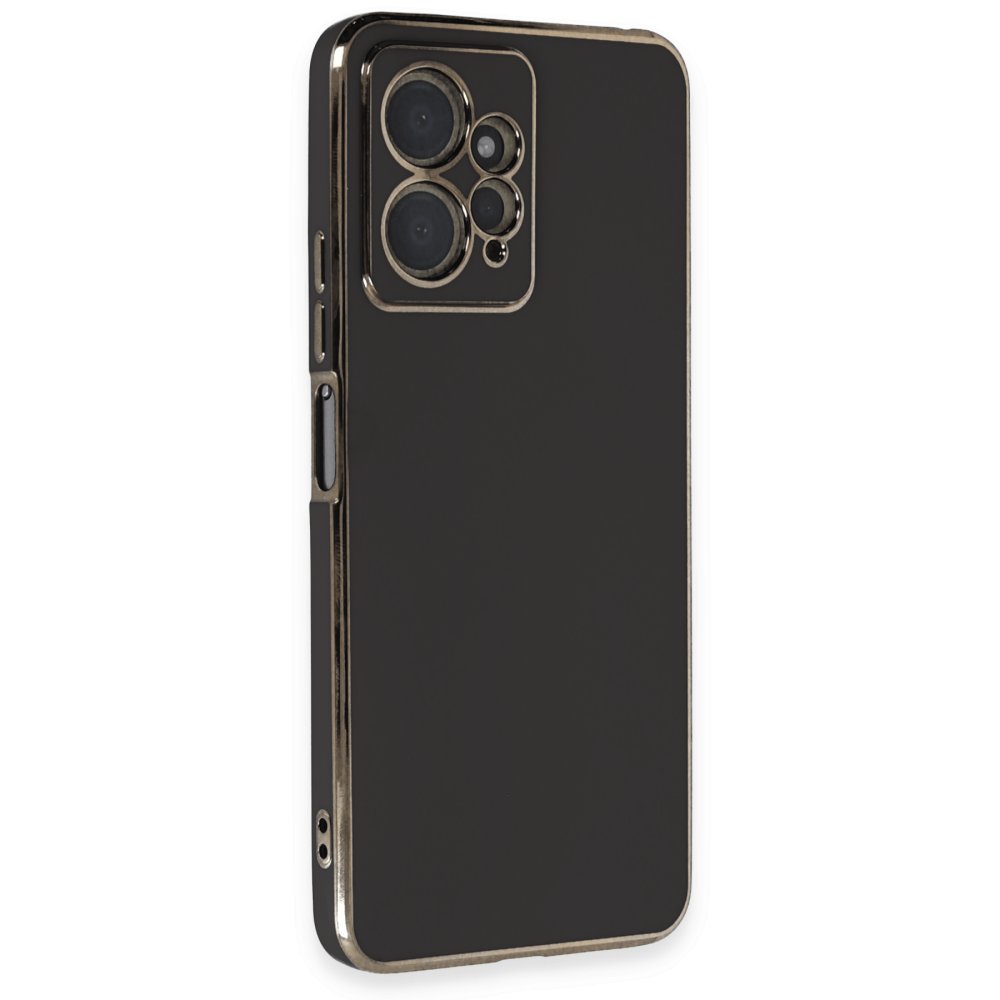 Redmi Note 12 4G Kılıf Volet Silikon - Siyah