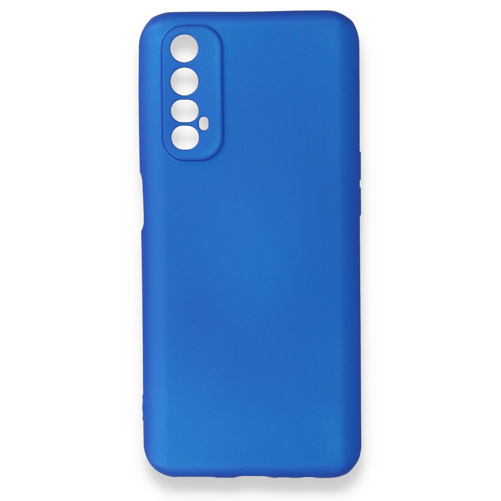Realme 7 Kılıf First Silikon - Mavi Realme 7 Kılıf First Silikon - Mavi