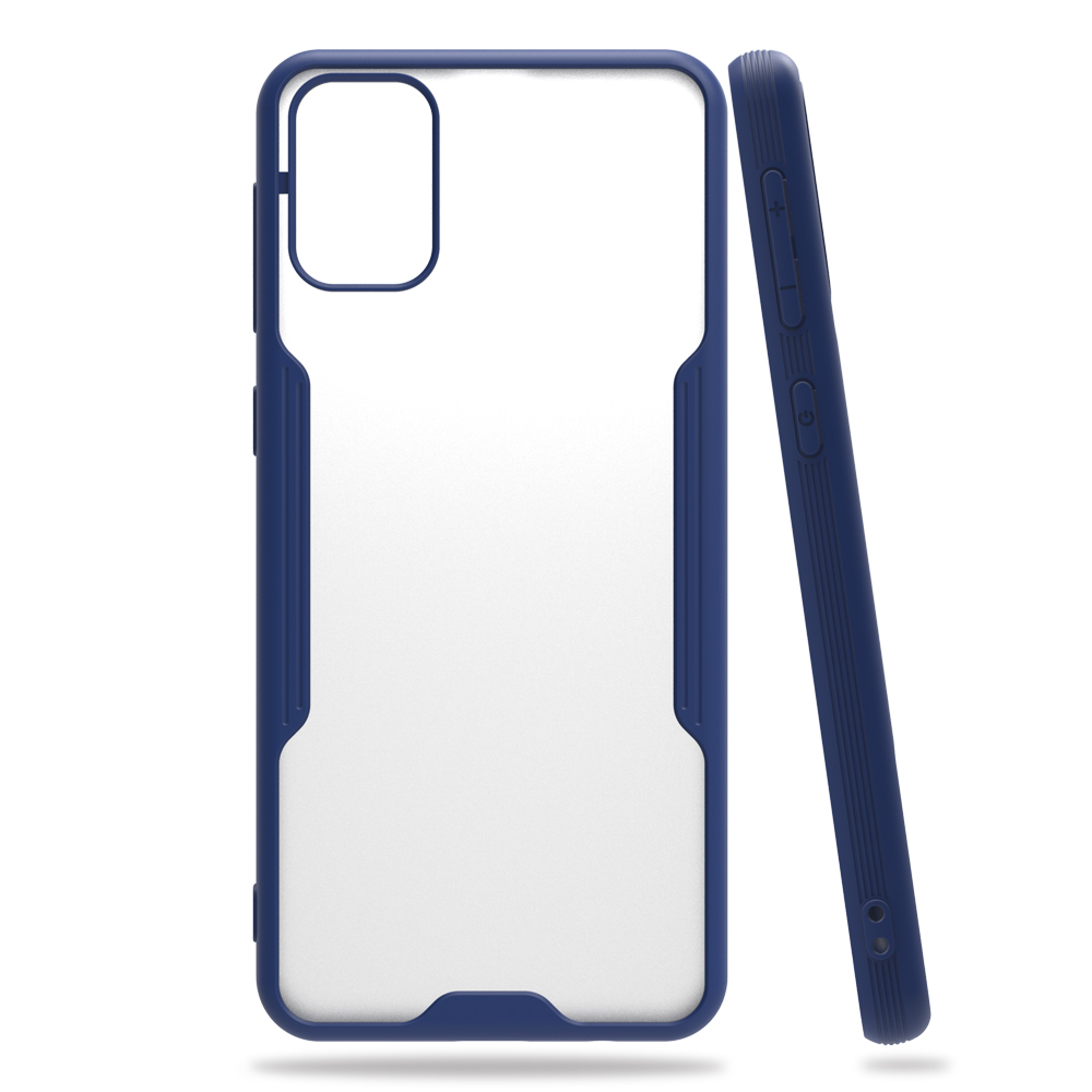  Samsung Galaxy M31 Kılıf Platin Silikon - Lacivert