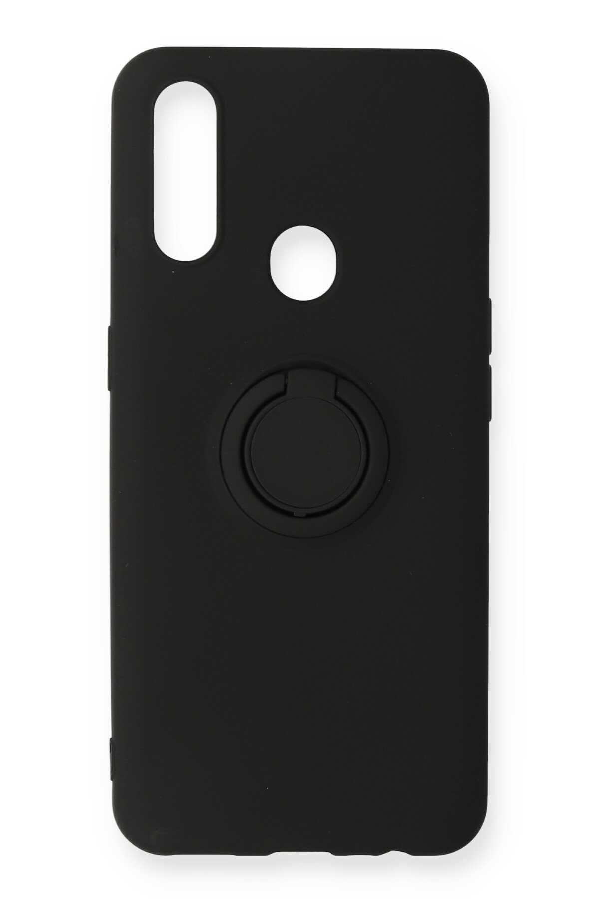  Oppo A31 Kılıf Viktor Yüzüklü Silikon - Siyah