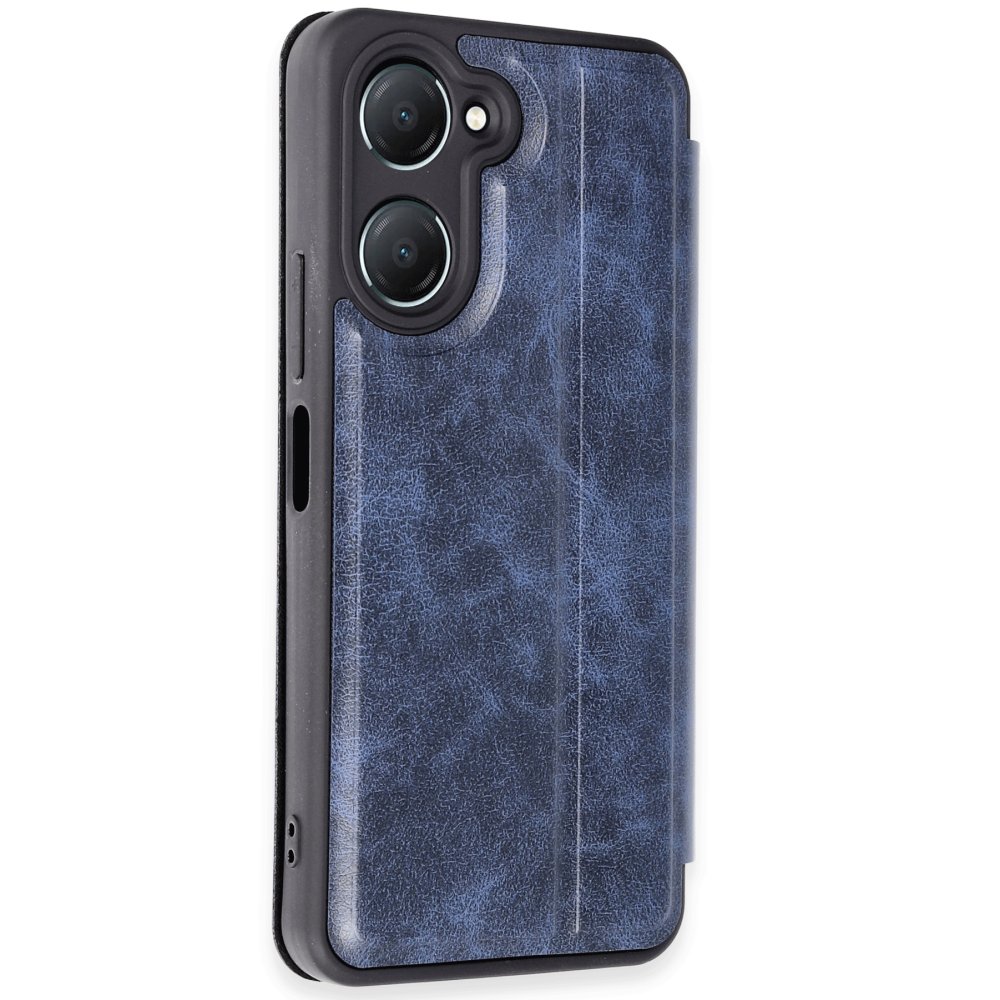  Vivo Y18 Kılıf Flip Cover - Lacivert