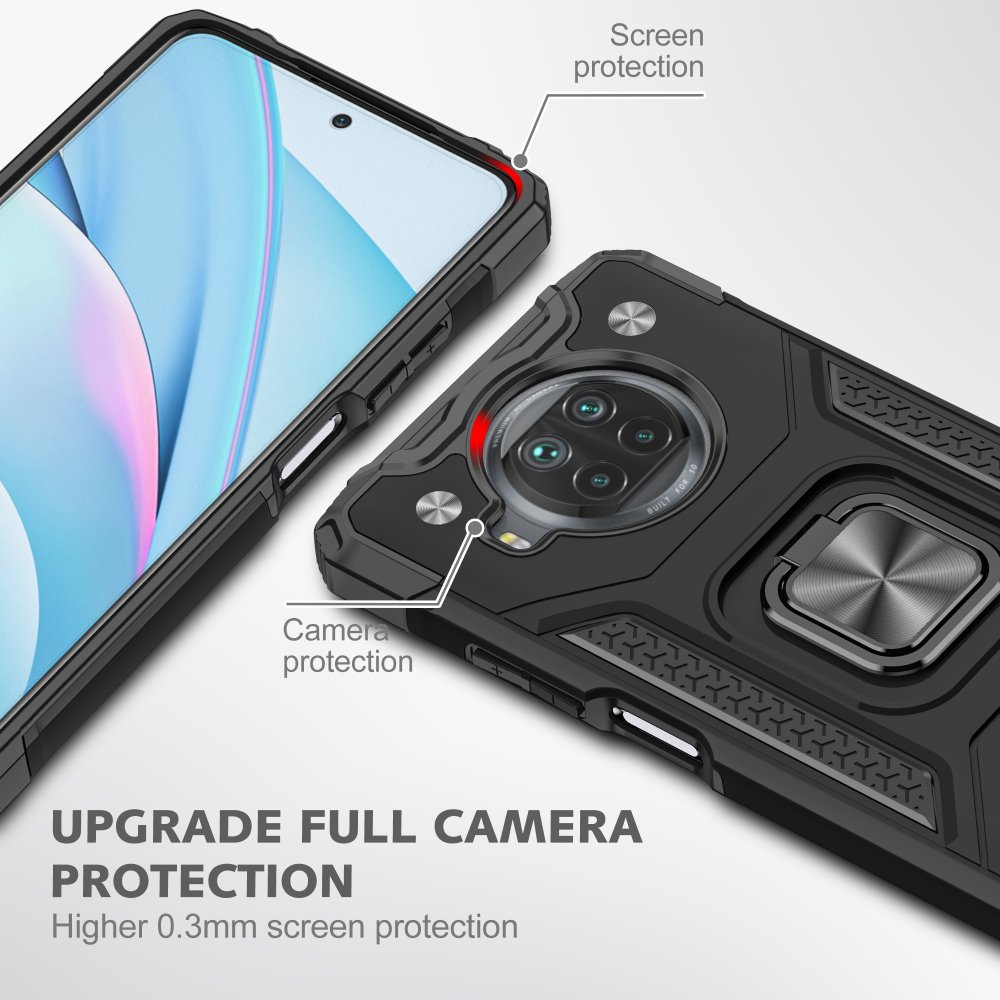 Redmi Note 9 Pro 5G Kılıf Zegna Yüzüklü Silikon Kapak - Siyah Redmi Note 9 Pro 5G Kılıf Zegna Yüzüklü Silikon Kapak - Siyah