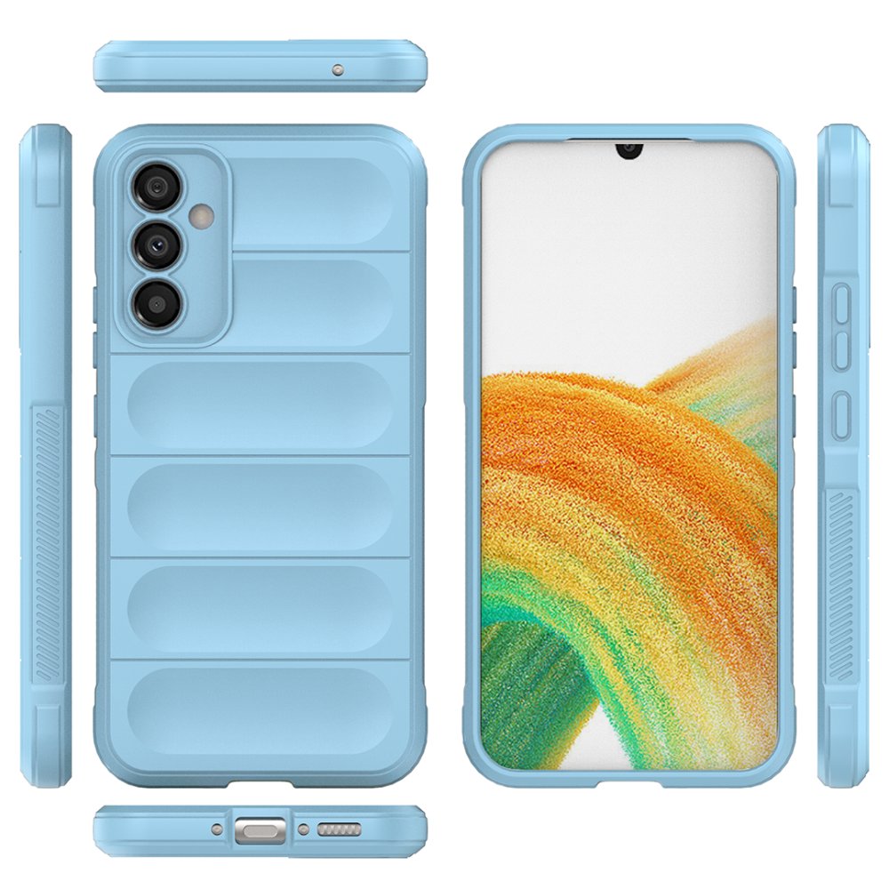  Samsung Galaxy M34 5G Kılıf Optimum Silikon - Sky Blue
