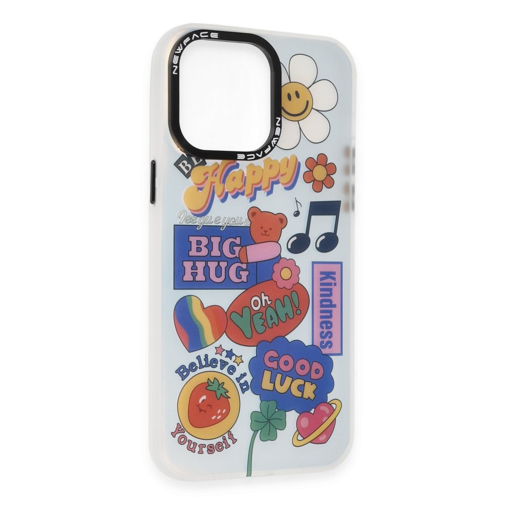  iPhone 14 Pro Kılıf Estoril Desenli Kapak - Estoril - 15