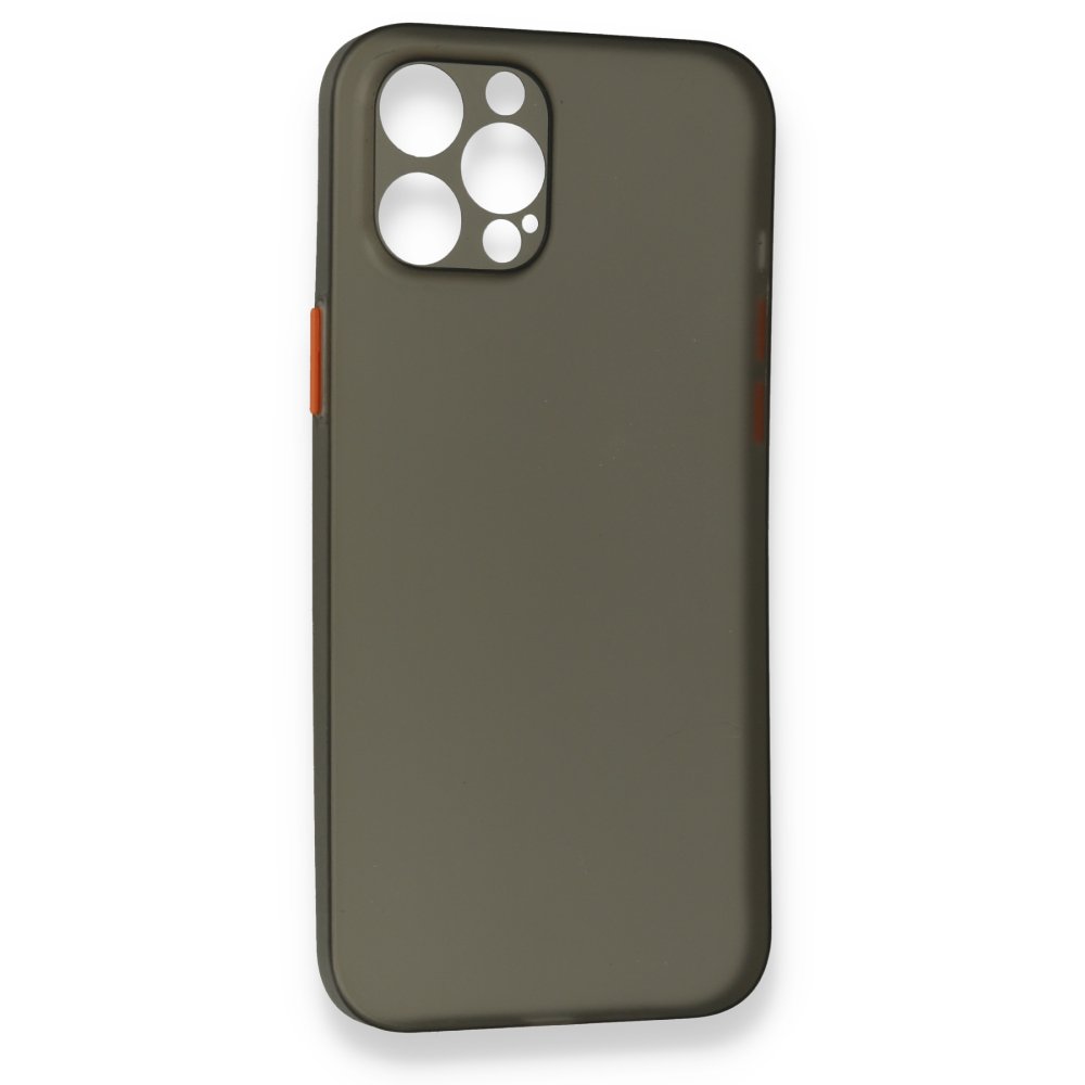  iPhone 12 Pro Max Kılıf PP Ultra İnce Kapak - Gri
