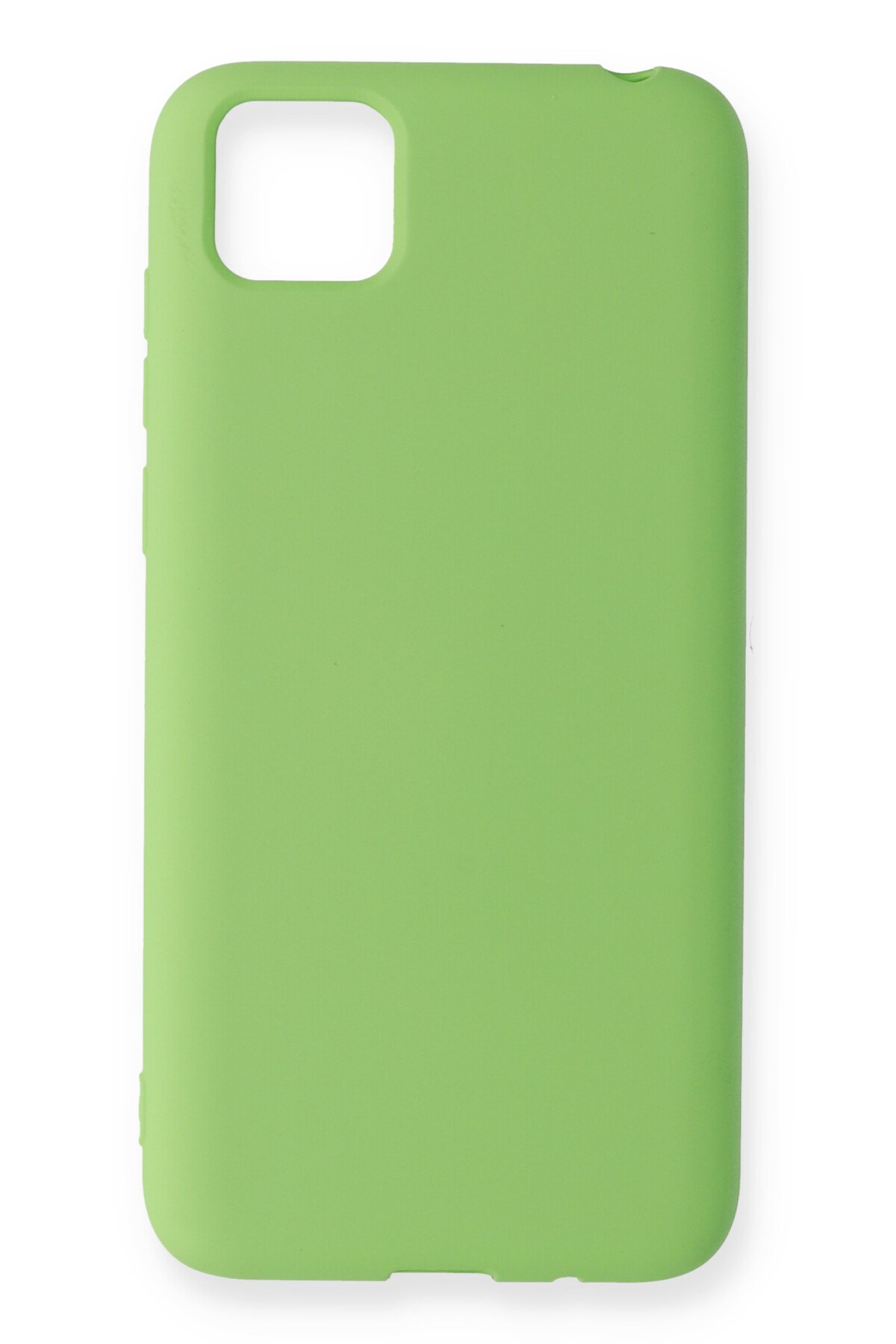 Huawei Y5P Kılıf Nano içi Kadife Silikon - Yeşil Huawei Y5P Kılıf Nano içi Kadife Silikon - Yeşil