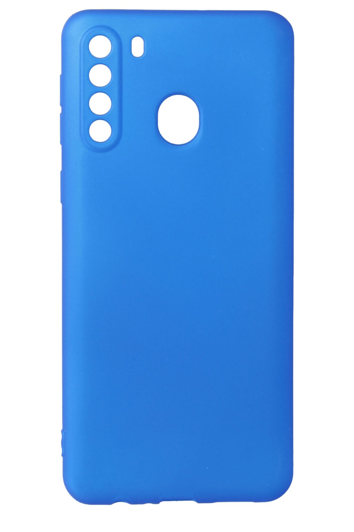  Samsung Galaxy A21 Kılıf First Silikon - Mavi