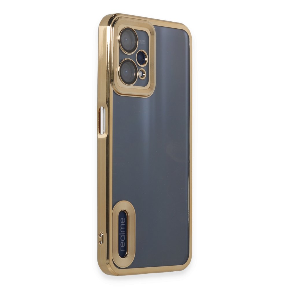 Realme 9 Pro 5G Kılıf Slot Silikon - Gold  Realme 9 Pro 5G Kılıf Slot Silikon - Gold