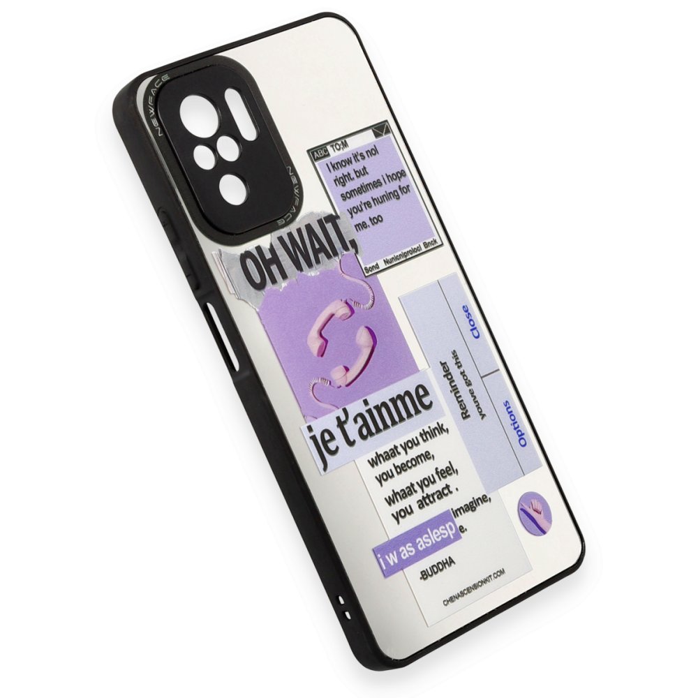  Xiaomi Poco M5s Kılıf Mirror Desenli Kapak - Mirror - 4