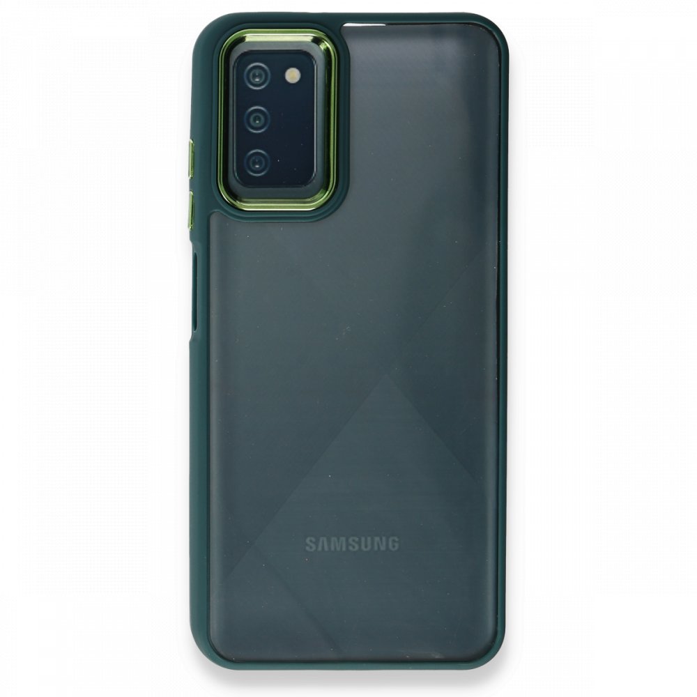  Samsung Galaxy A03S Kılıf Dora Kapak - Haki Yeşil