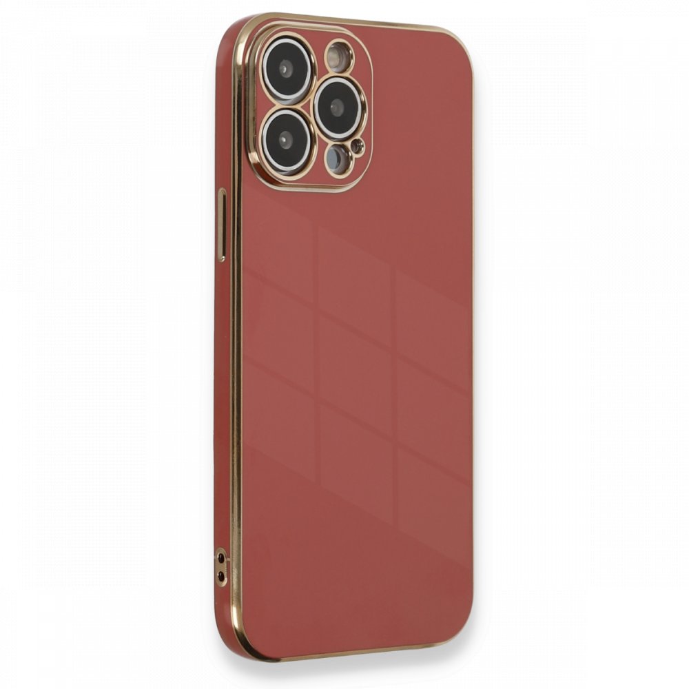  iPhone 13 Pro Kılıf Volet Silikon - Kırmızı