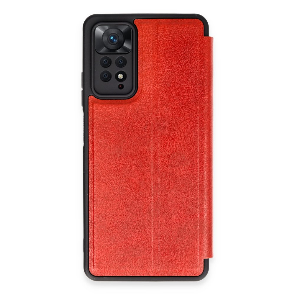 Redmi Note 11 Pro Kılıf Flip Cover - Kırmızı