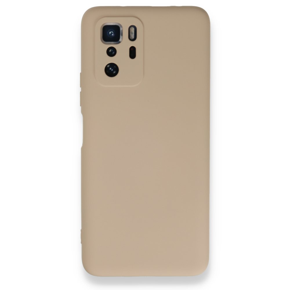  Xiaomi Poco X3 GT Kılıf Nano içi Kadife Silikon - Pudra