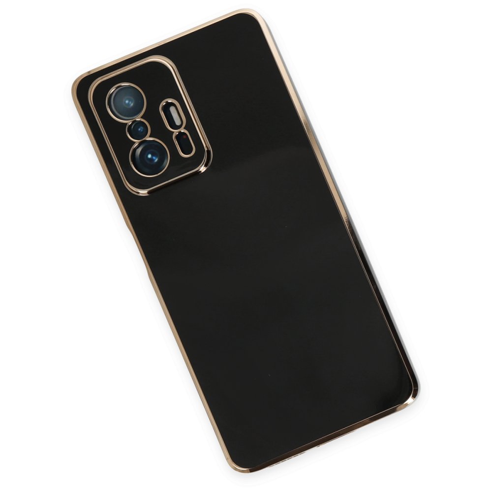 Xiaomi Mi 11T Pro Kılıf Volet Silikon - Siyah  Xiaomi Mi 11T Pro Kılıf Volet Silikon - Siyah