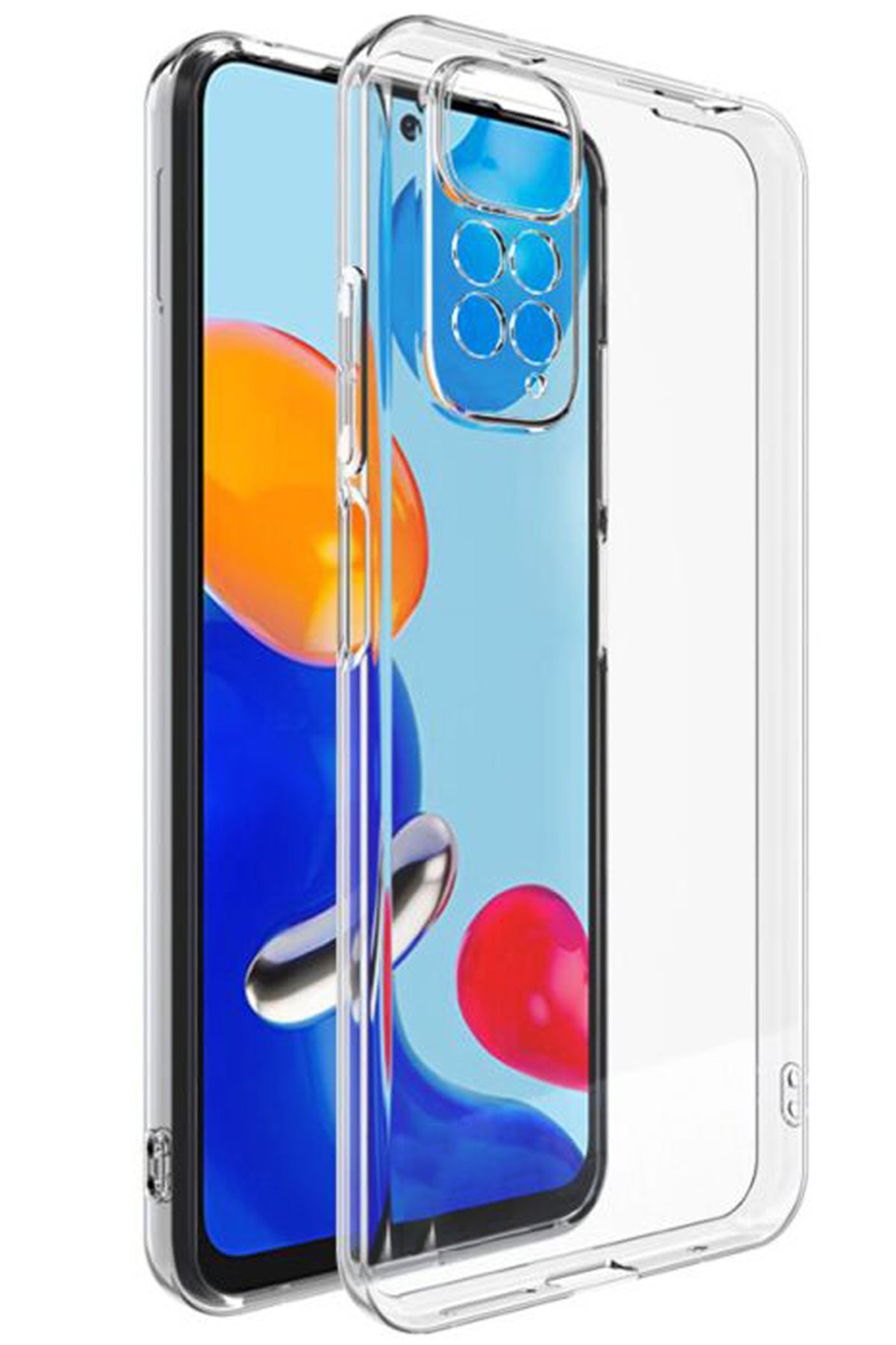 Redmi Note 11S Kılıf Lüx Şeffaf Silikon