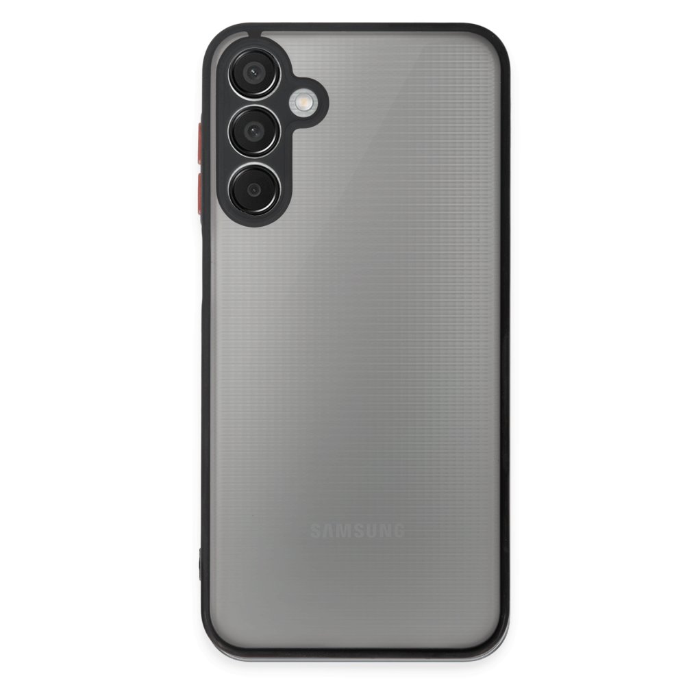  Samsung Galaxy M15 Kılıf Montreal Silikon Kapak - Siyah