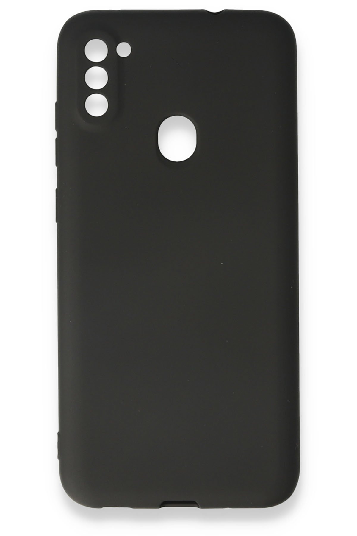  Samsung Galaxy M11 Kılıf First Silikon - Siyah