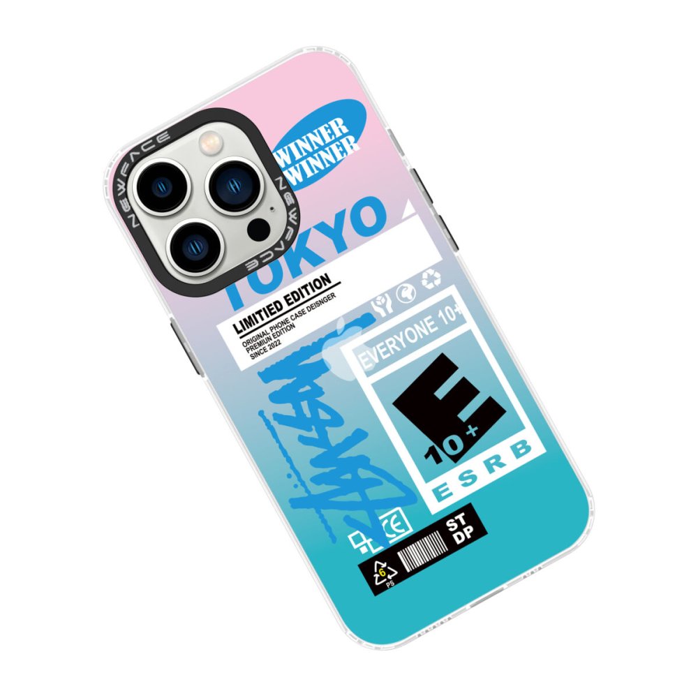  iPhone 14 Pro Kılıf Estoril Desenli Kapak - Estoril - 1