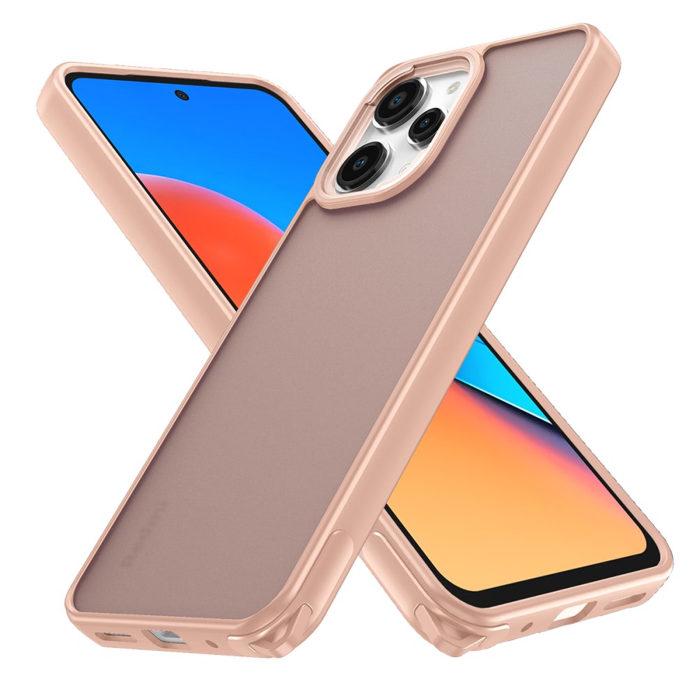 Redmi 12 Kılıf Elegant Kapak - Pudra Redmi 12 Kılıf Elegant Kapak - Pudra