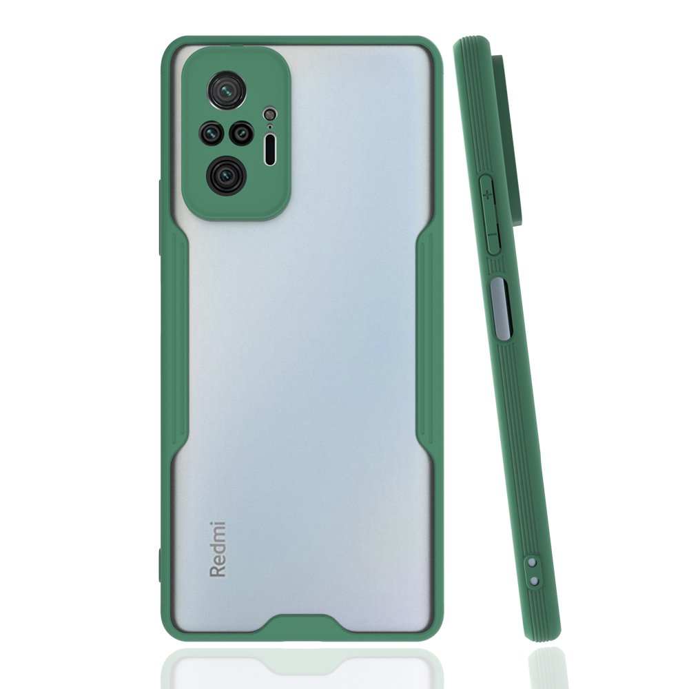 Redmi Note 10 Pro Kılıf Platin Silikon - Yeşil