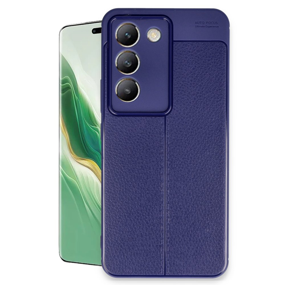 Vivo V30 Lite 4G Kılıf Auto Focus Kapak - Lacivert Vivo V30 Lite 4G Kılıf Auto Focus Kapak - Lacivert