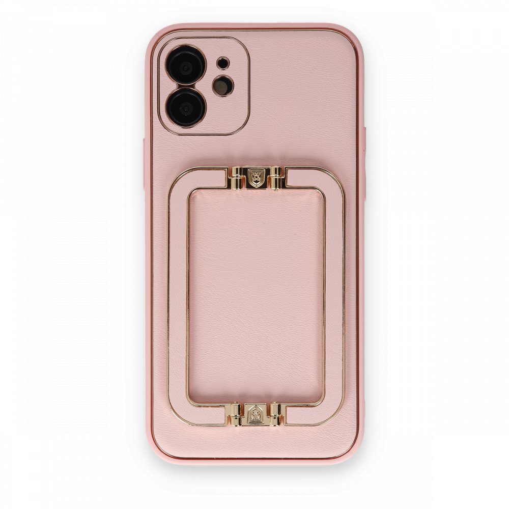 iPhone 12 Kılıf Coco Elit Kapak - Pembe iPhone 12 Kılıf Coco Elit Kapak - Pembe