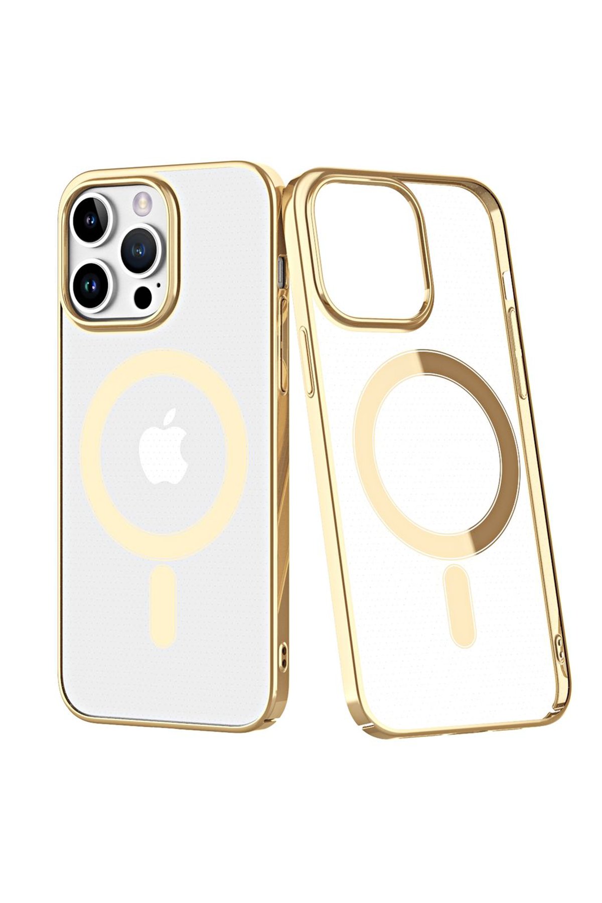  iPhone 14 Pro Max Kılıf Element Magneticsafe Sert Kapak - Gold