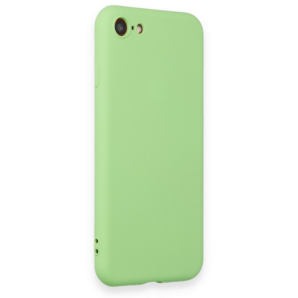  iPhone 8 Kılıf First Silikon - Açık Yeşil
