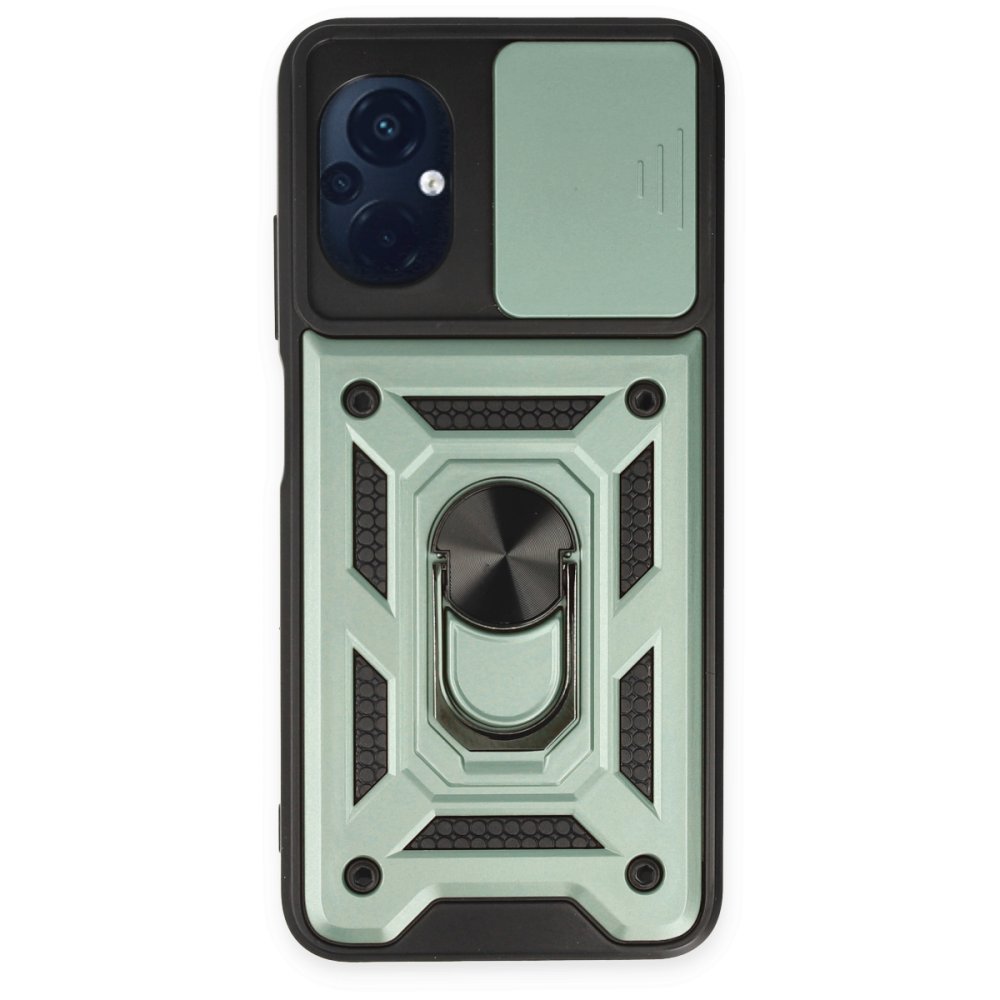 Xiaomi Poco M5 Kılıf Pars Lens Yüzüklü Silikon - Yeşil Xiaomi Poco M5 Kılıf Pars Lens Yüzüklü Silikon - Yeşil