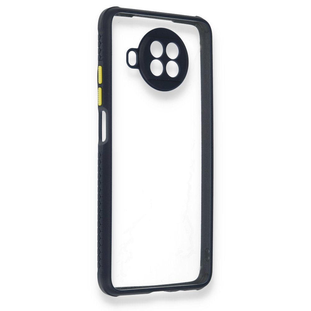 Redmi Note 9 Pro 5G Kılıf Miami Şeffaf Silikon - Lacivert Redmi Note 9 Pro 5G Kılıf Miami Şeffaf Silikon - Lacivert