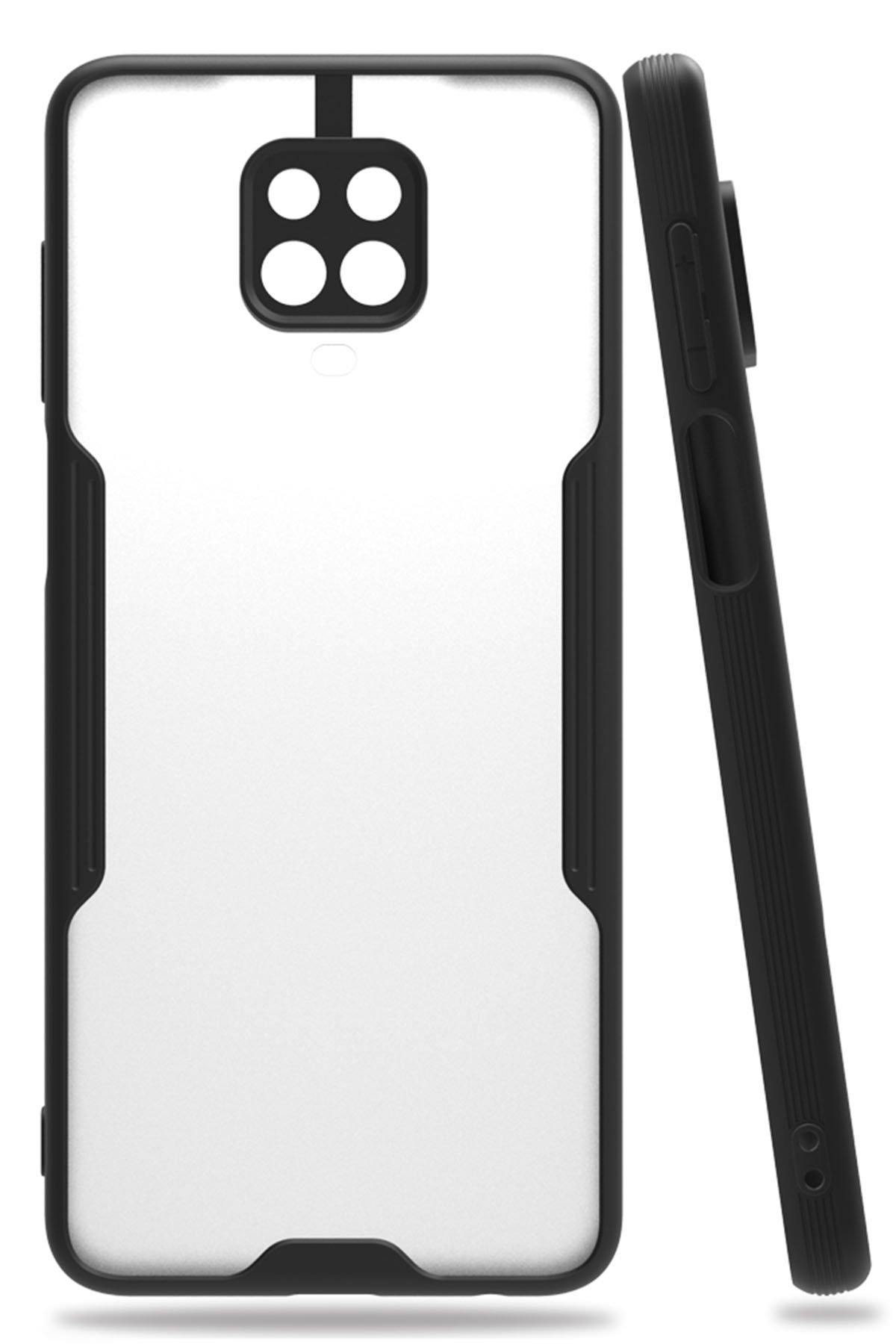 Redmi Note 9S Kılıf Platin Silikon - Siyah Redmi Note 9S Kılıf Platin Silikon - Siyah