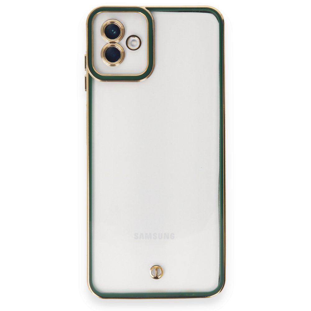  Samsung Galaxy A04 Kılıf Liva Lens Silikon - Yeşil
