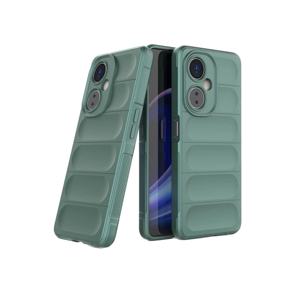  Vivo Y27 Kılıf Optimum Silikon - Koyu Yeşil