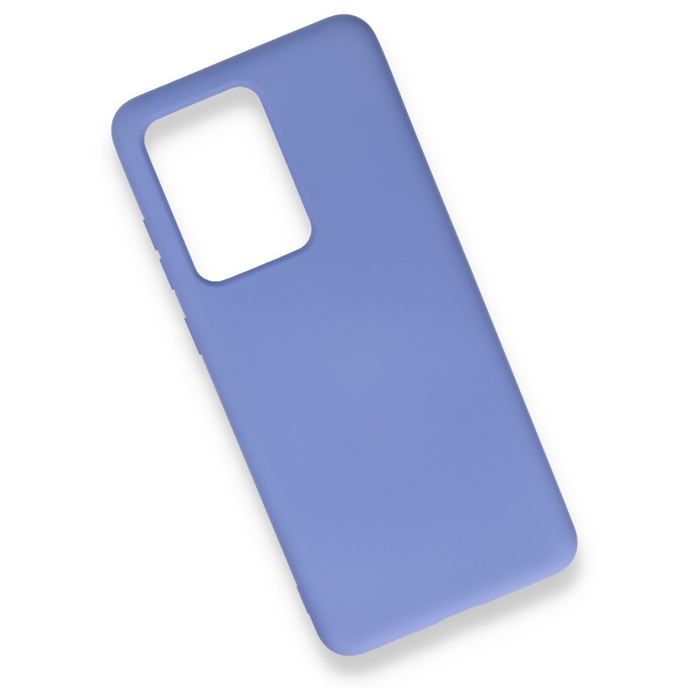  Samsung Galaxy S20 Ultra Kılıf Nano içi Kadife Silikon - Lila