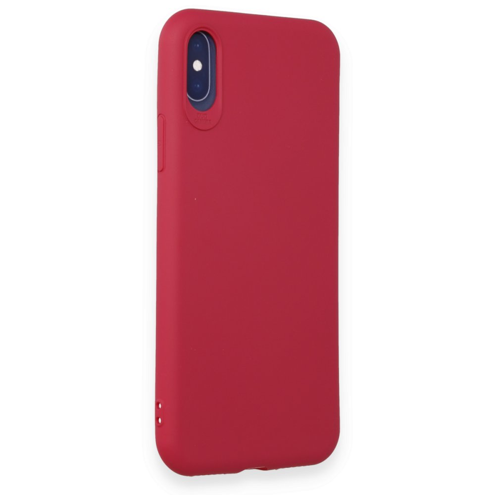 iPhone X Kılıf First Silikon - Fuşya  iPhone X Kılıf First Silikon - Fuşya