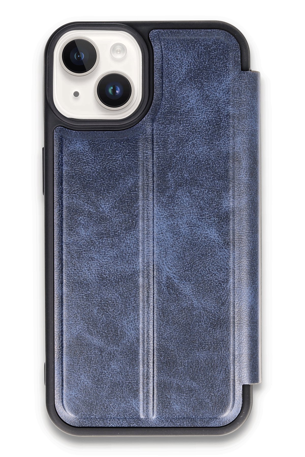  iPhone 14 Kılıf Flip Cover - Lacivert