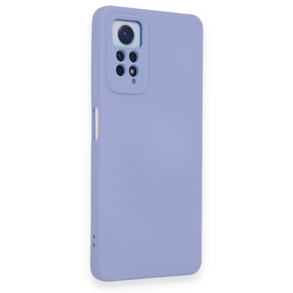 Redmi Note 12 Pro 4G Kılıf Nano içi Kadife Silikon - Lila