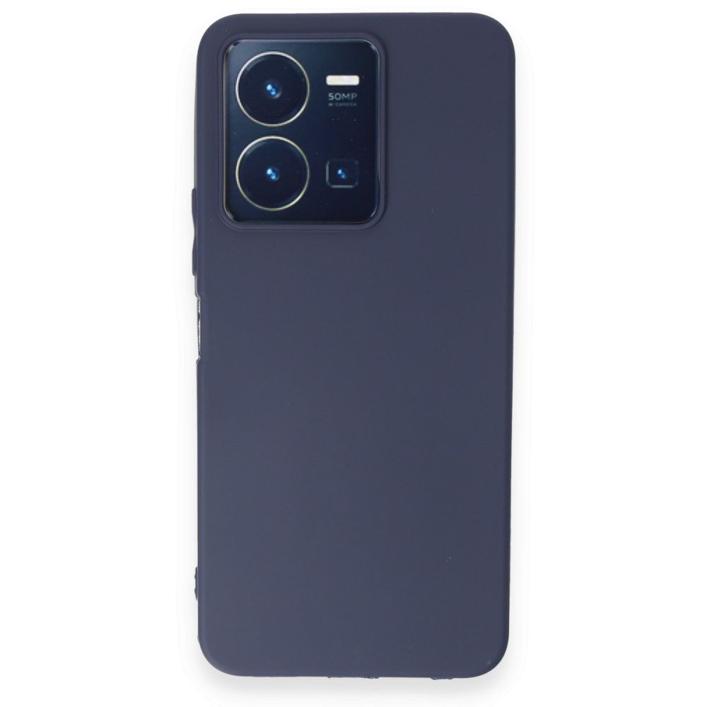 Vivo Y22S Kılıf First Silikon - Lacivert Vivo Y22S Kılıf First Silikon - Lacivert