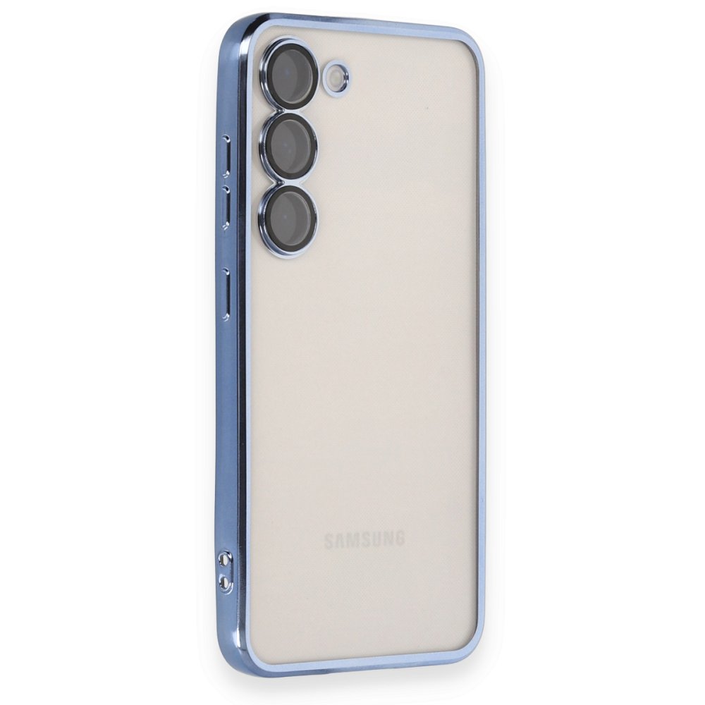 Samsung Galaxy S23 Plus Kılıf Razer Lensli Silikon - Açık Mavi Samsung Galaxy S23 Plus Kılıf Razer Lensli Silikon - Açık Mavi