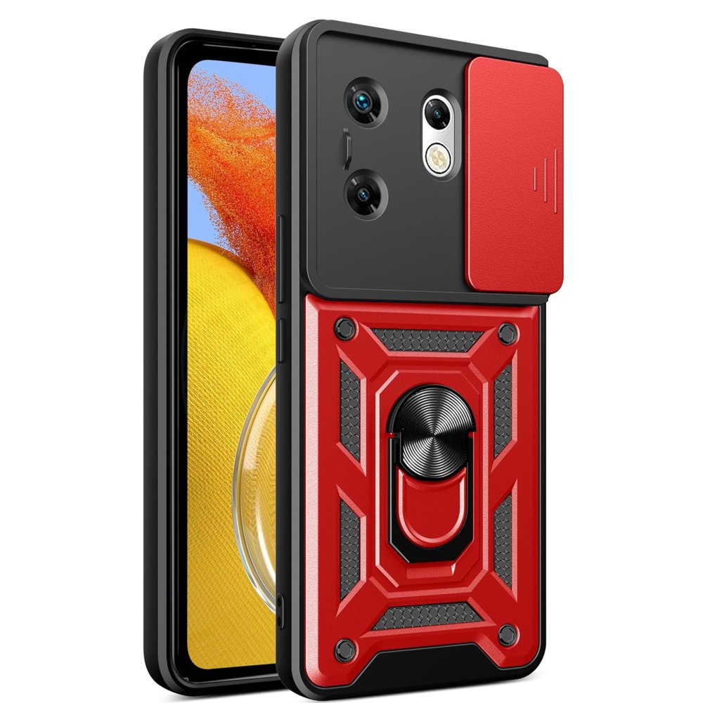 İnfinix Zero 30 4G Kılıf Pars Lens Yüzüklü Silikon - Kırmızı İnfinix Zero 30 4G Kılıf Pars Lens Yüzüklü Silikon - Kırmızı